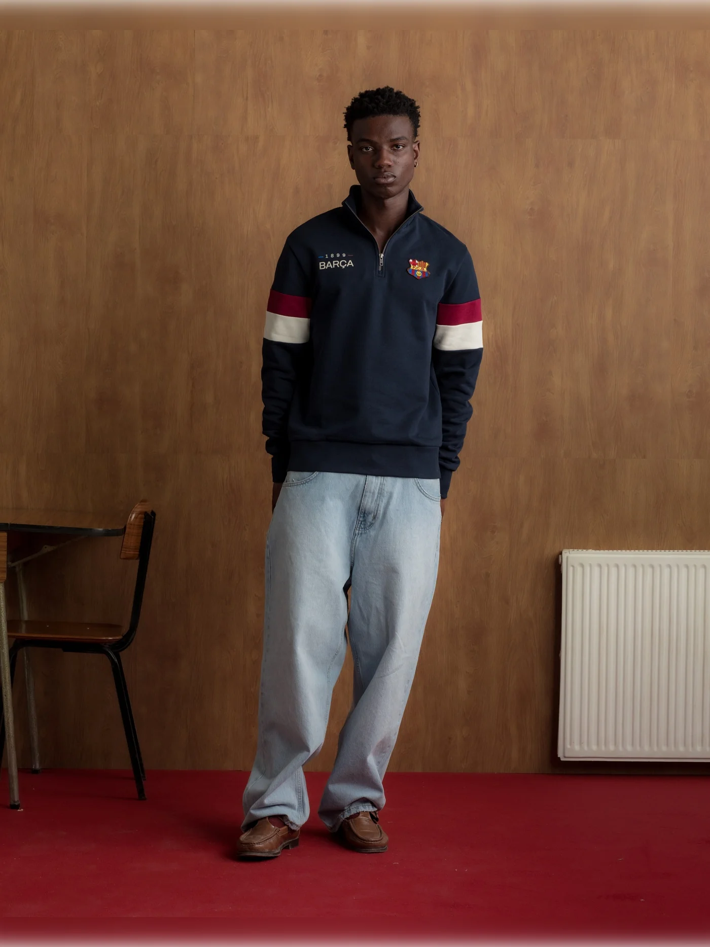 Sweatshirt Retro Navy 1899 - FC Barcelona - Image 2