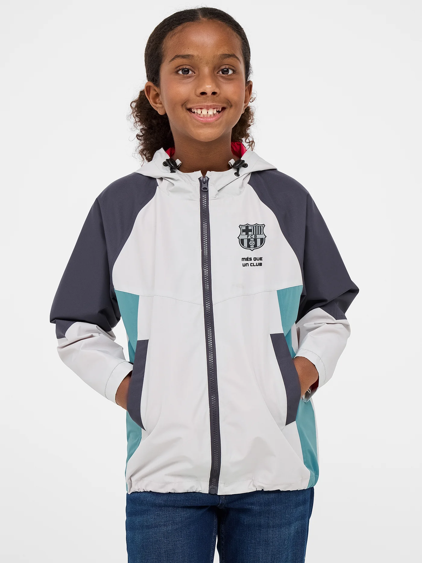 Barça lightweight hooded jacket â Junior