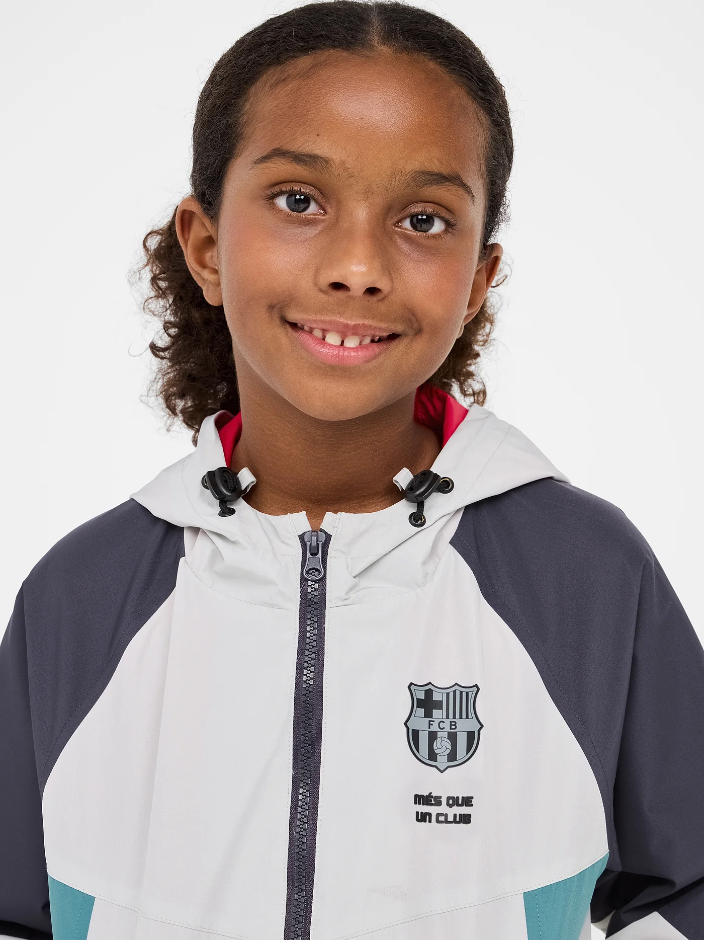 Barça lightweight hooded jacket â Junior - Image 2
