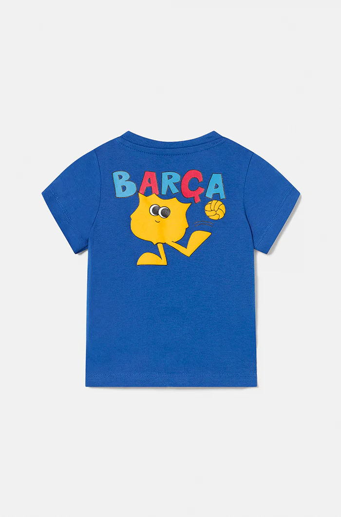 Blue "Barça" T-shirt - Baby - Image 3