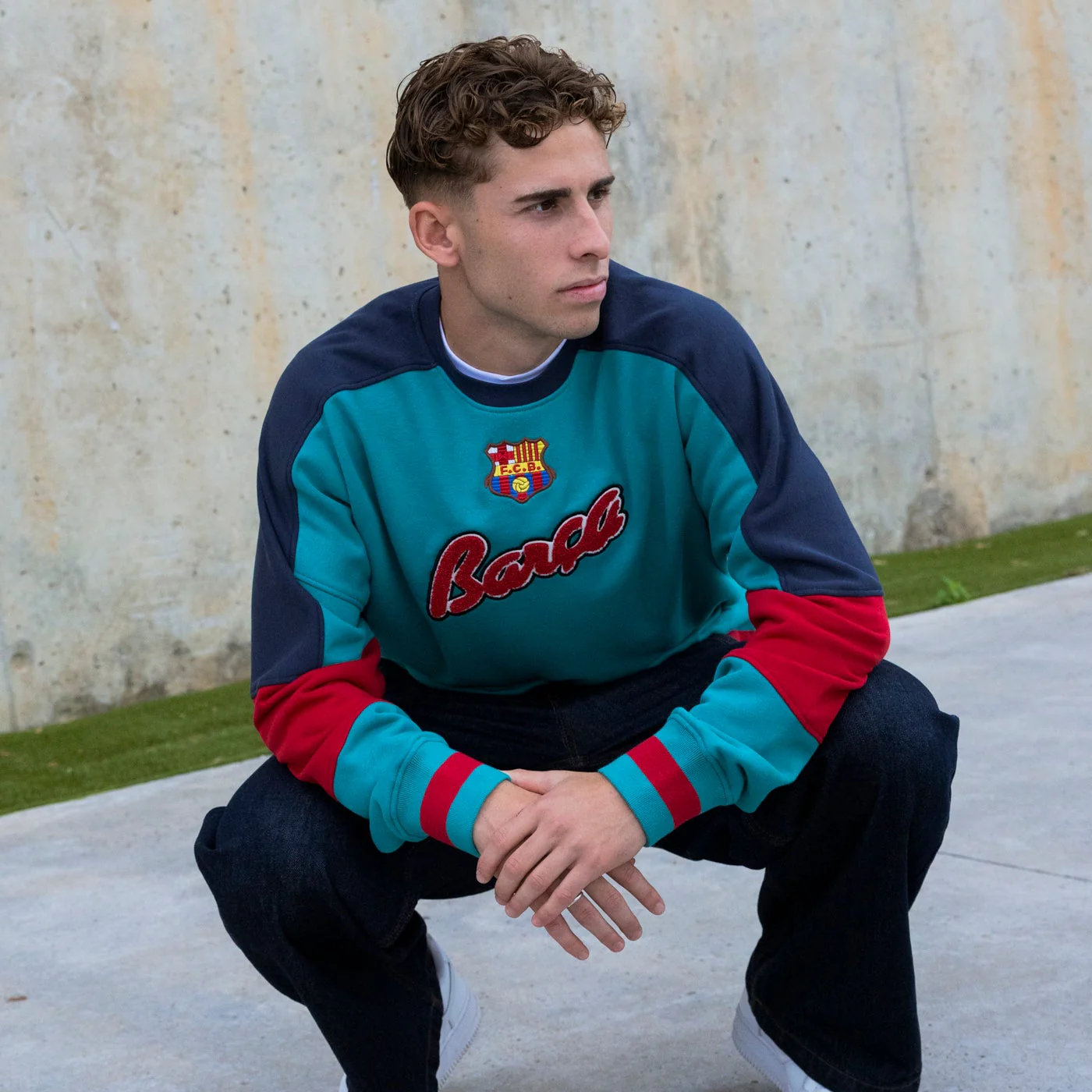 Crew Retro 1899 Turquoise Barça - Image 2
