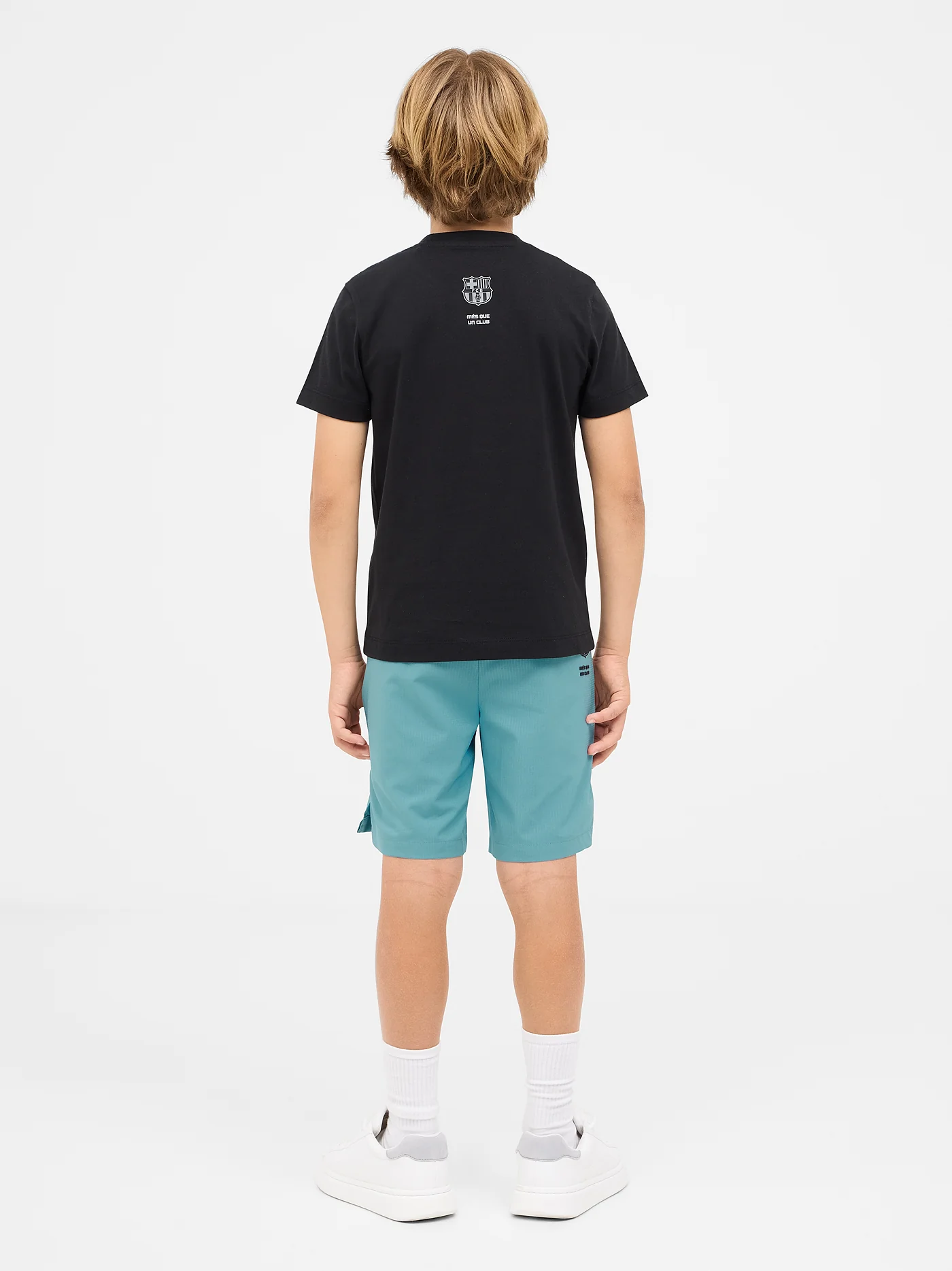 Black t-shirt with Barça design - Junior - Image 6
