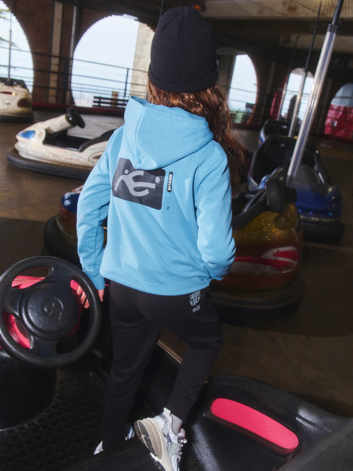 Hoodie blue Barça - Junior - Image 2