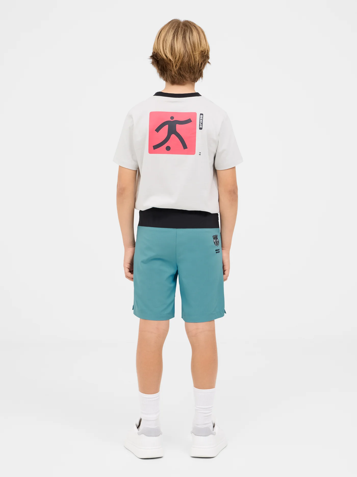 Barça blue shorts – Junior - Image 4