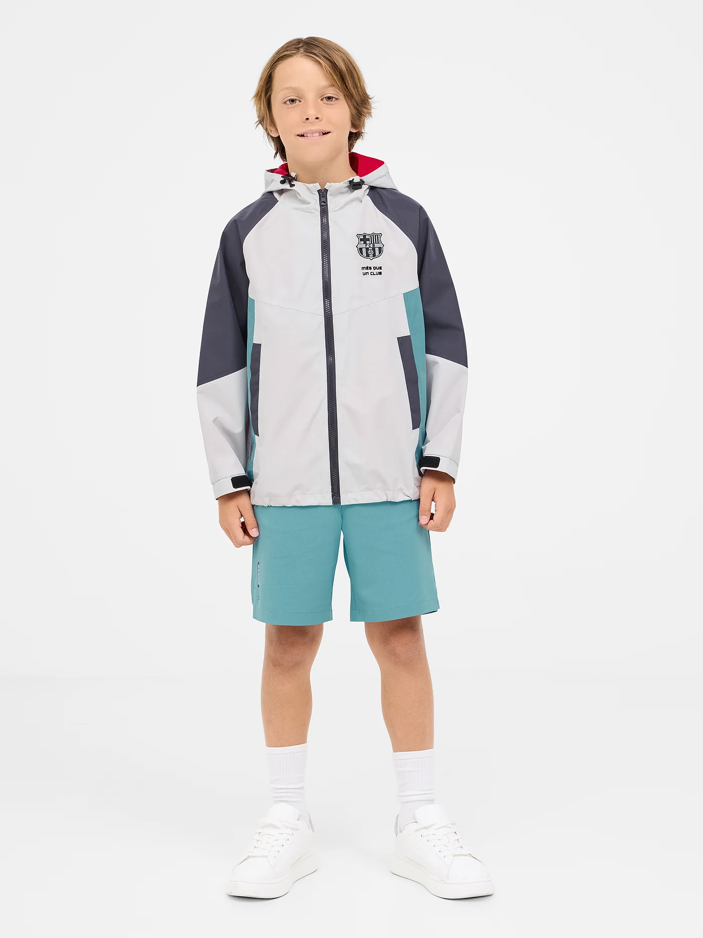 Barça lightweight hooded jacket – Junior - Image 5