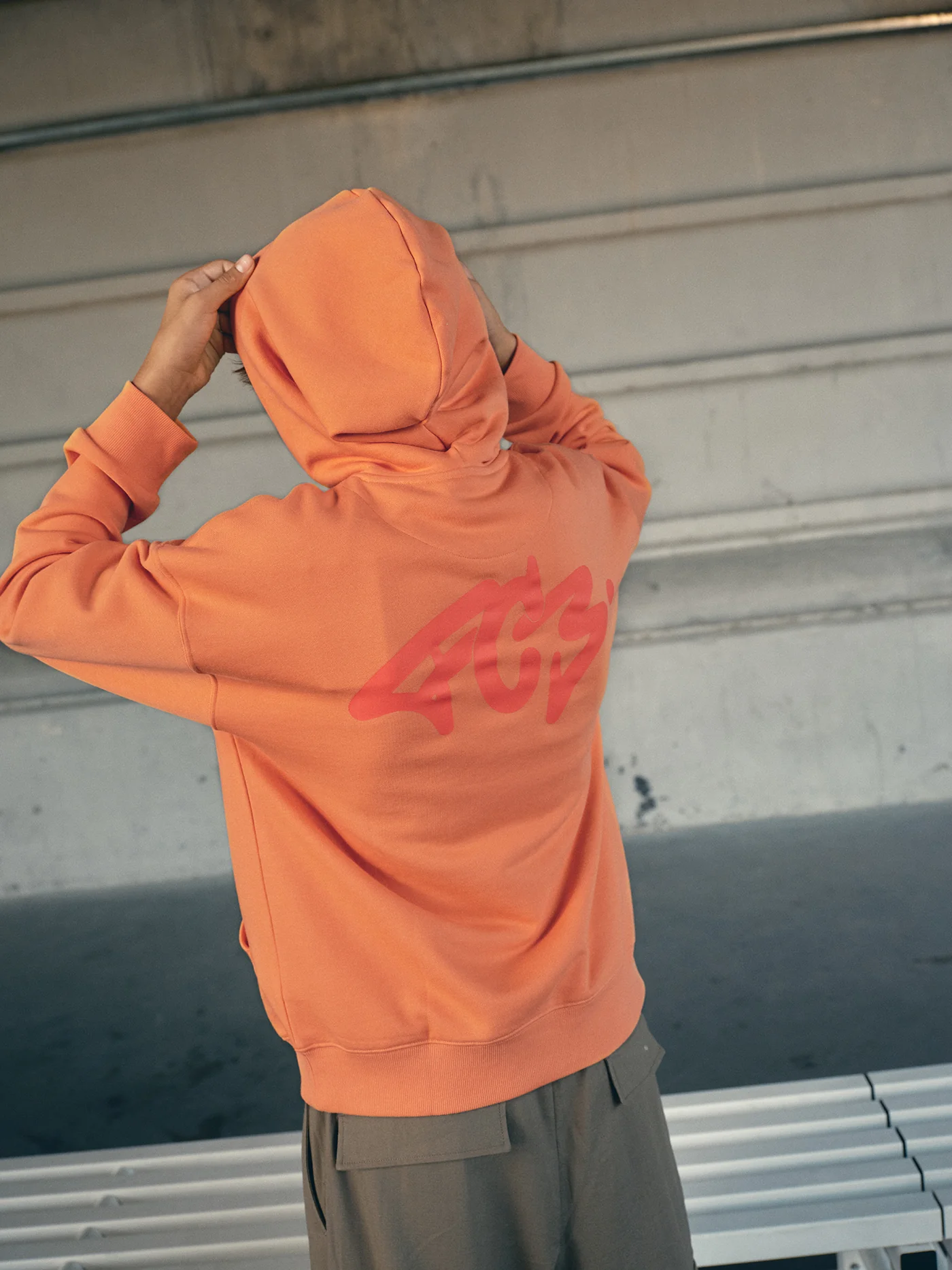 Hoodie Orange Barça Essentials - Junior - Image 2