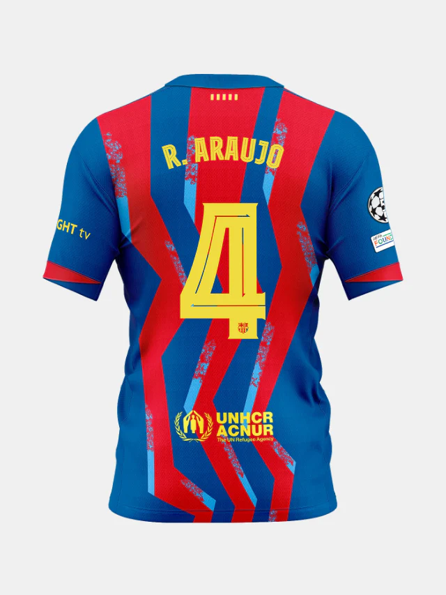 R. ARAUJO | UCL Junior fourth jersey 25/26 FC Barcelona