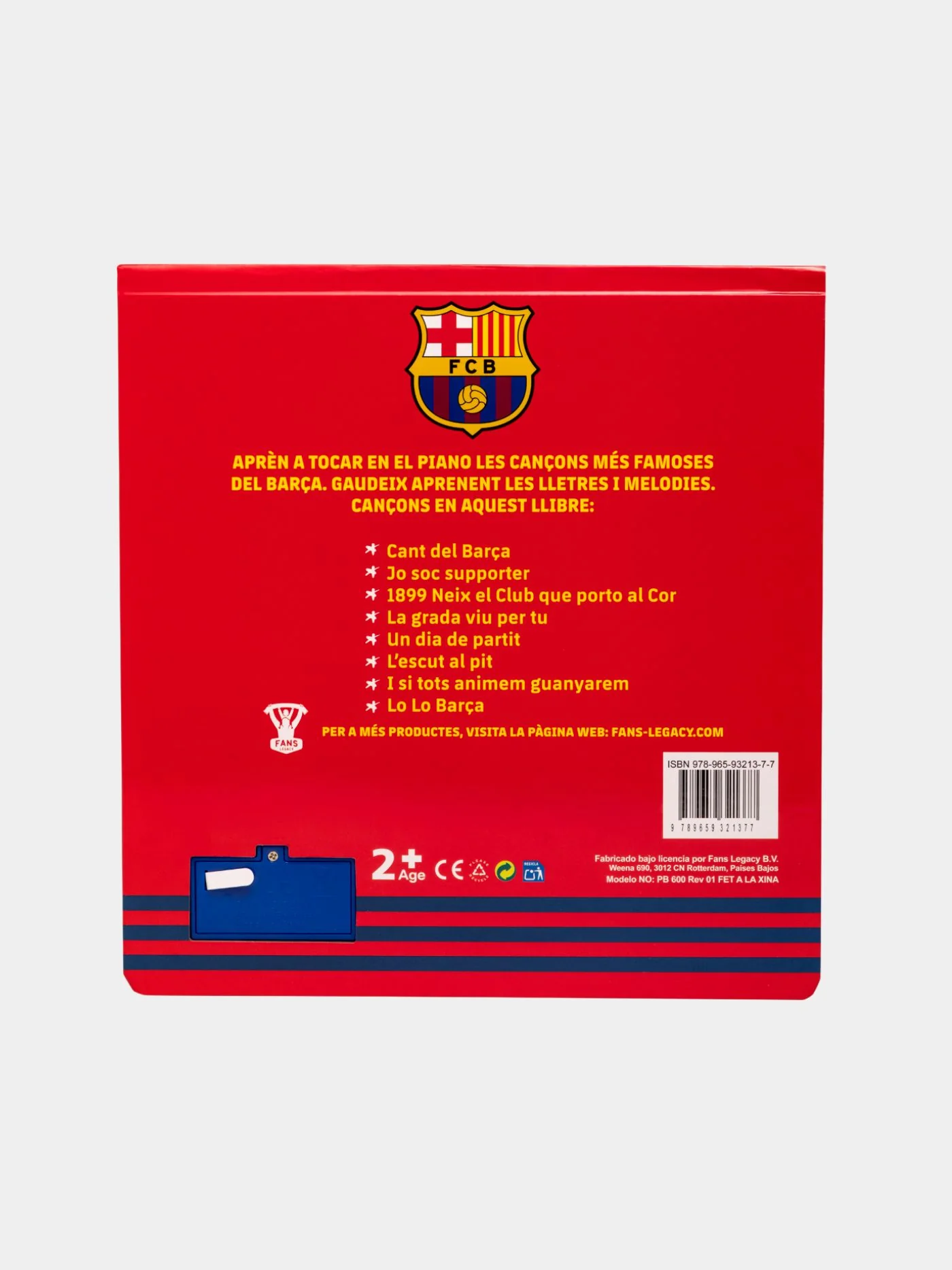 FC Barcelona Piano Book "Les Melodies Del Barça" - Image 3