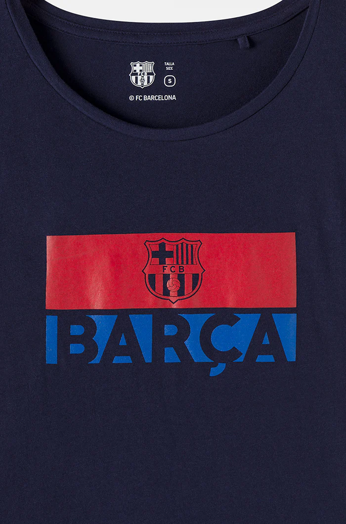 FC Barcelona shirt with team crest and logo â Marine blue - Image 3