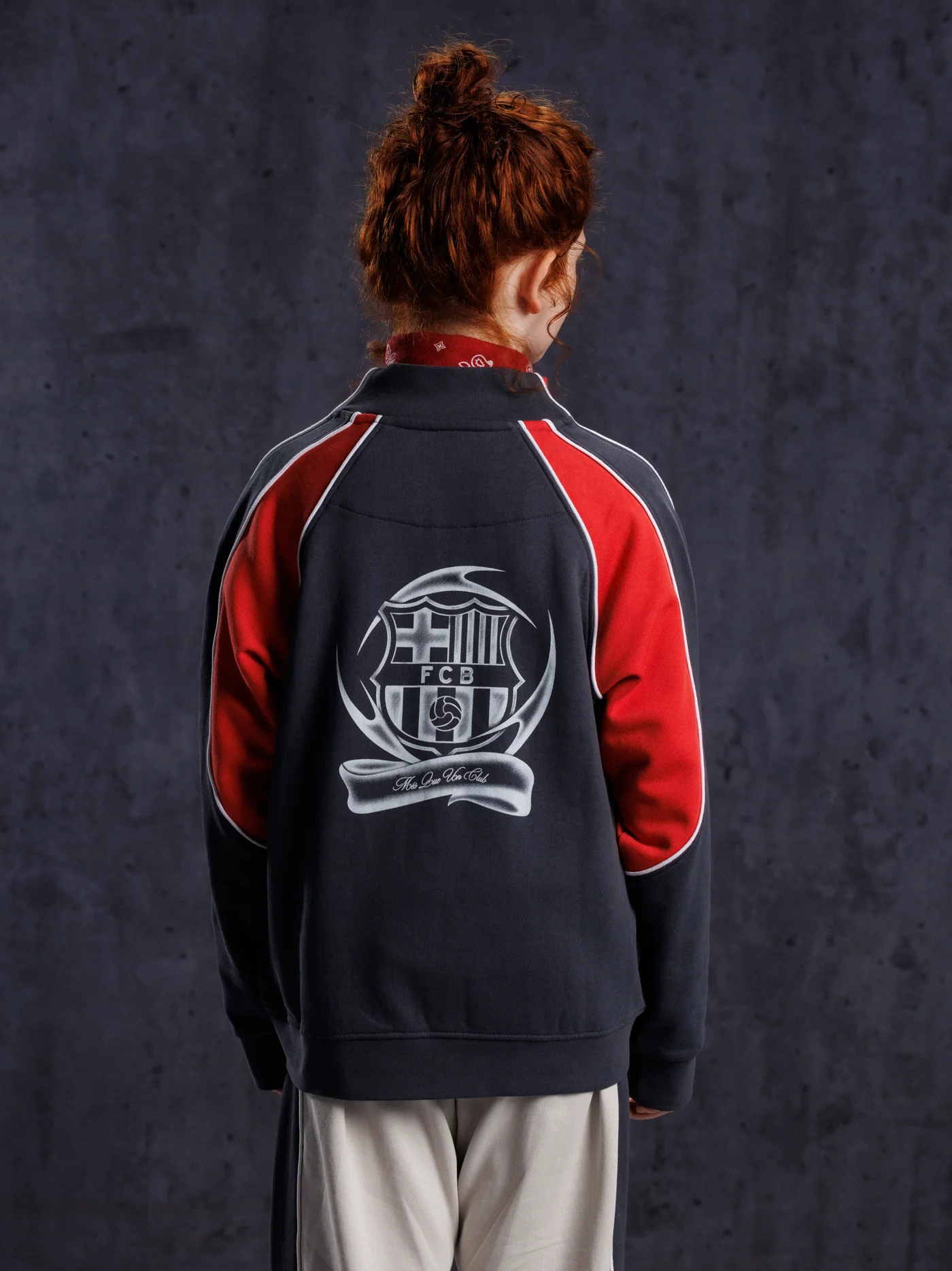 Fleece Zip Black Aftermatch Barça - Image 8