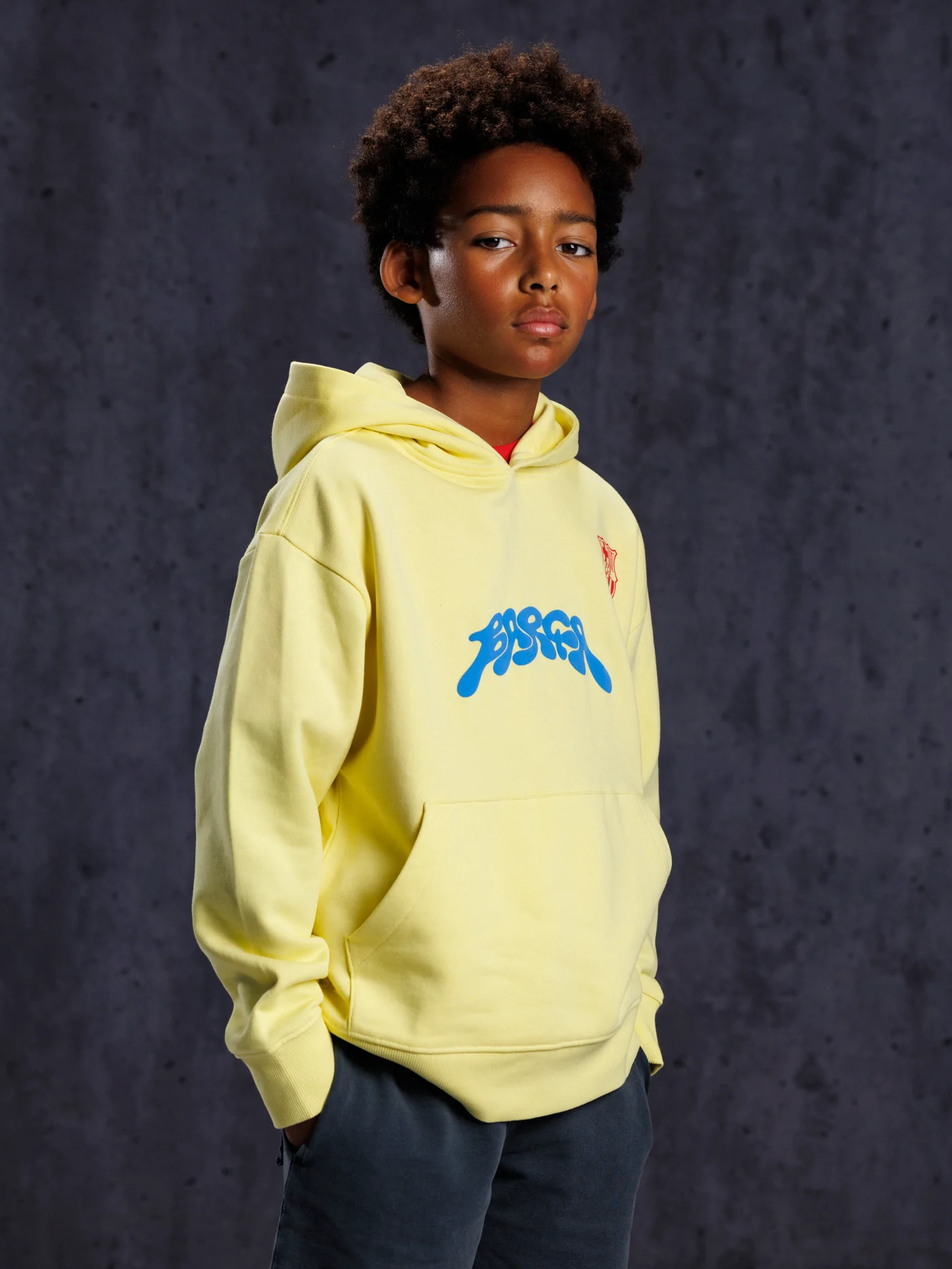 Hoodie Yellow Aftermatch Barça - Image 4
