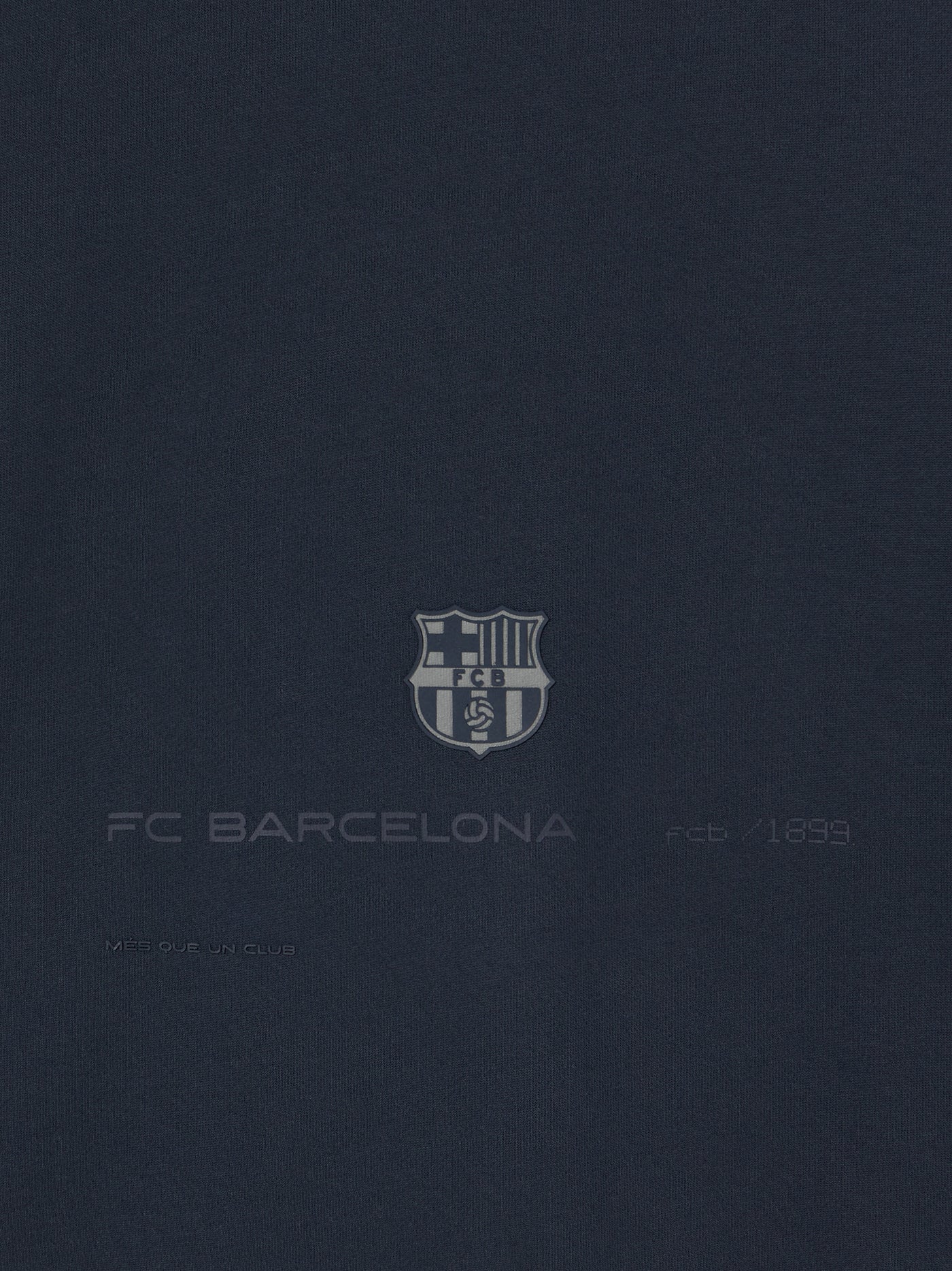 Hoodie Zip Navy Barça Organic Goals - Image 8