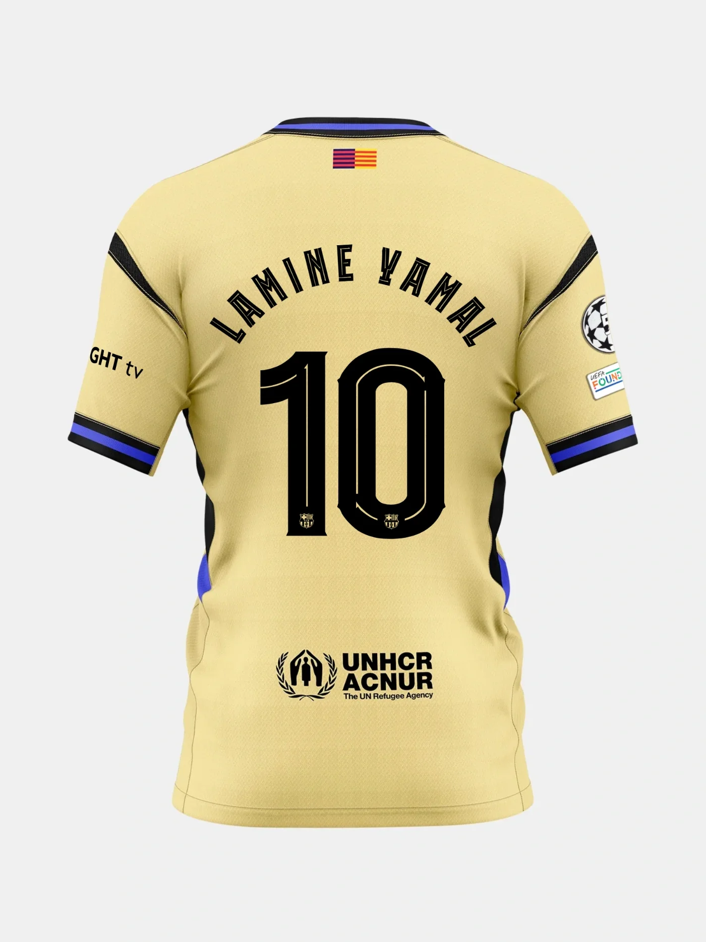 LAMINE YAMAL | UCL Junior away jersey 25/26 FC Barcelona x Kobe Bryant