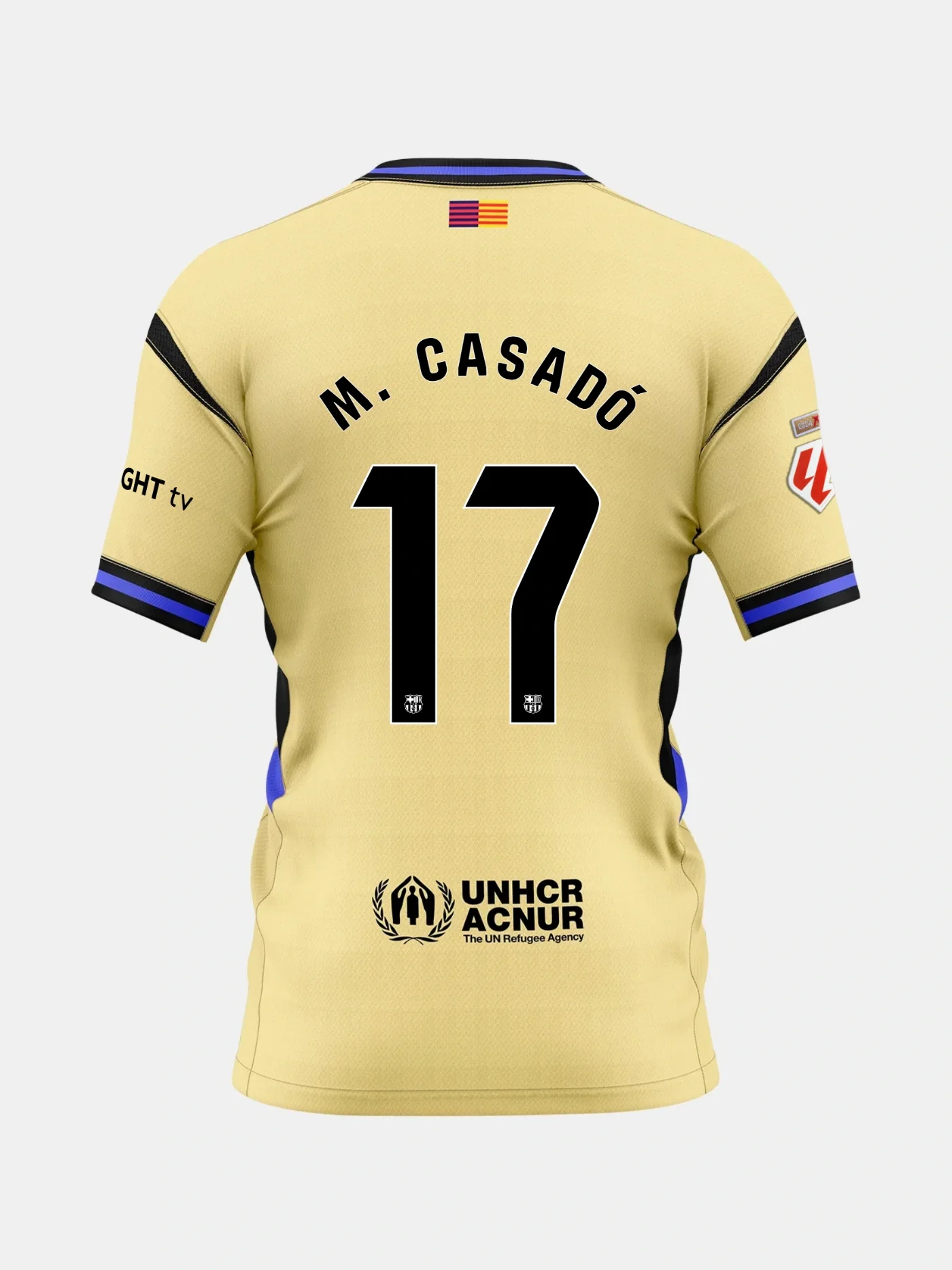M. CASADÓ | La Liga Junior away jersey 25/26 FC Barcelona x Kobe Bryant