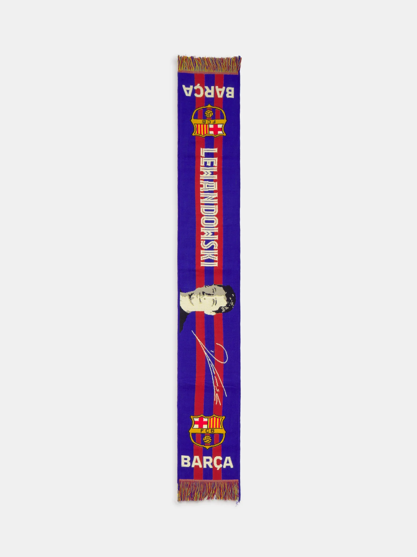 Scarf Lewandowski Loom Barça