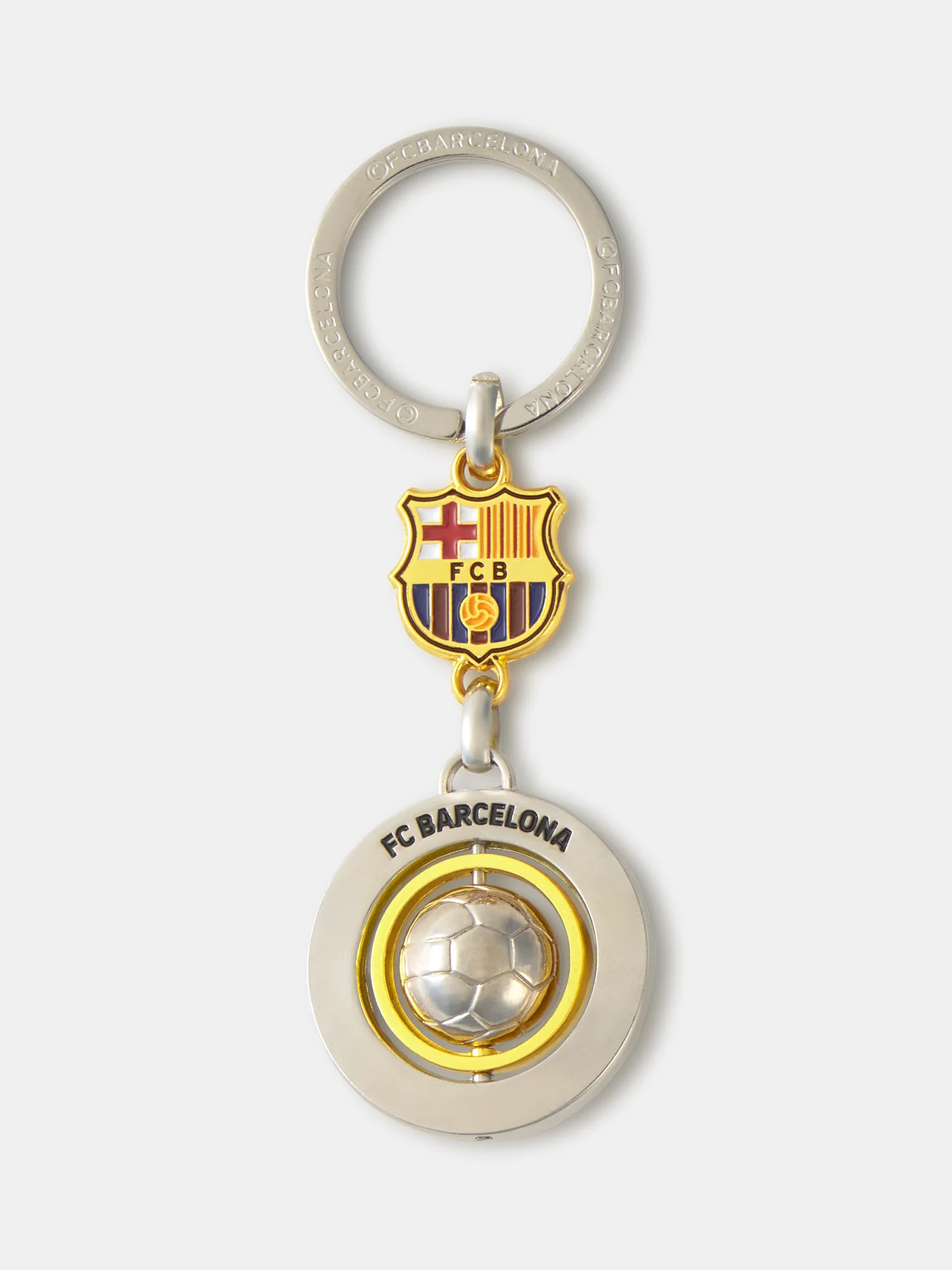 Keyring Ball Rotating Barça