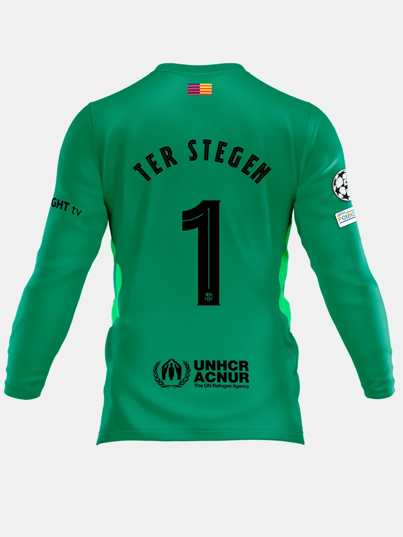 TER STEGEN |UCL Junior goalkeeper jersey 25/26 FC Barcelona