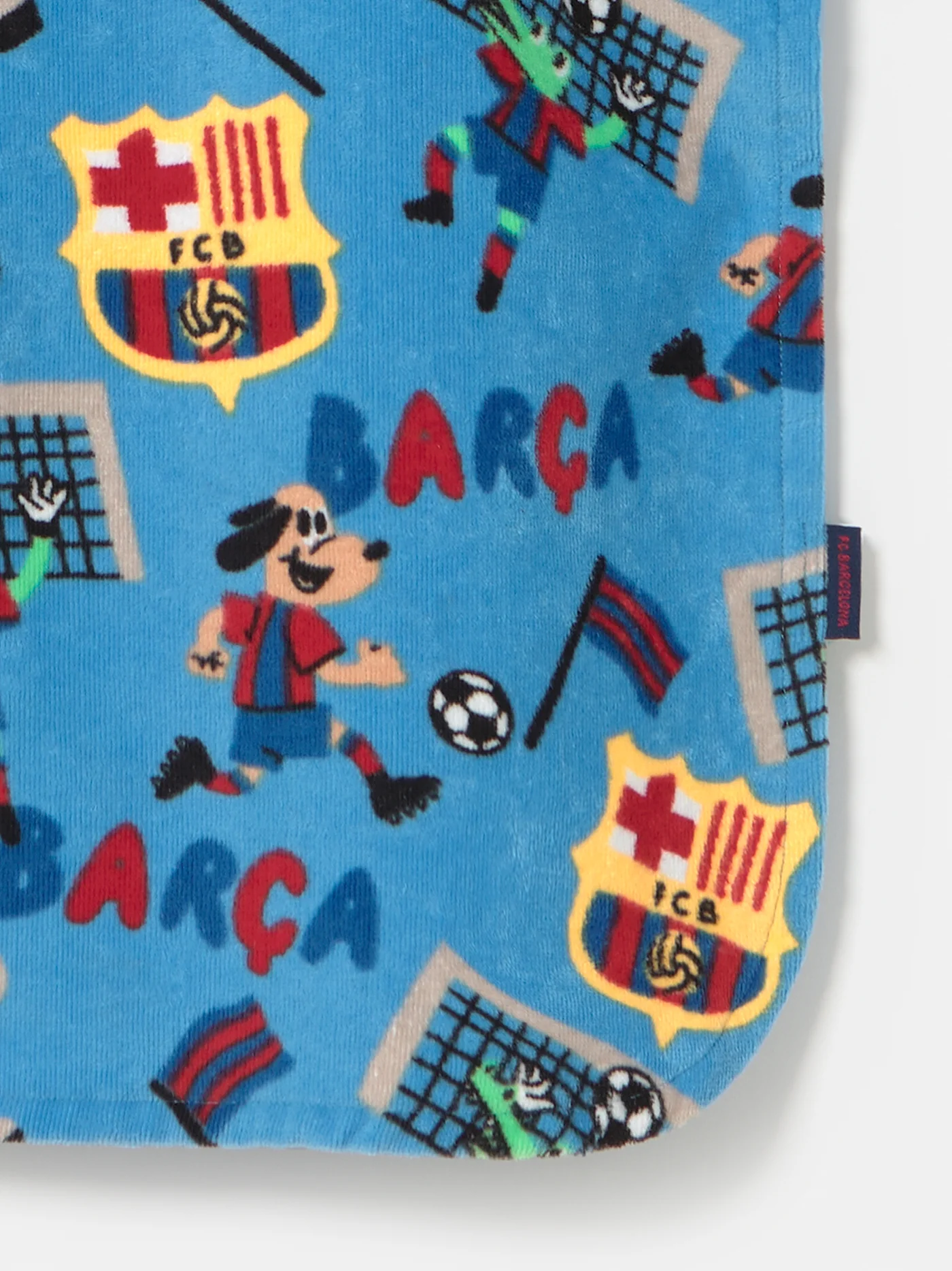 Poncho blue with hood Squad Barça - Kids - Image 5