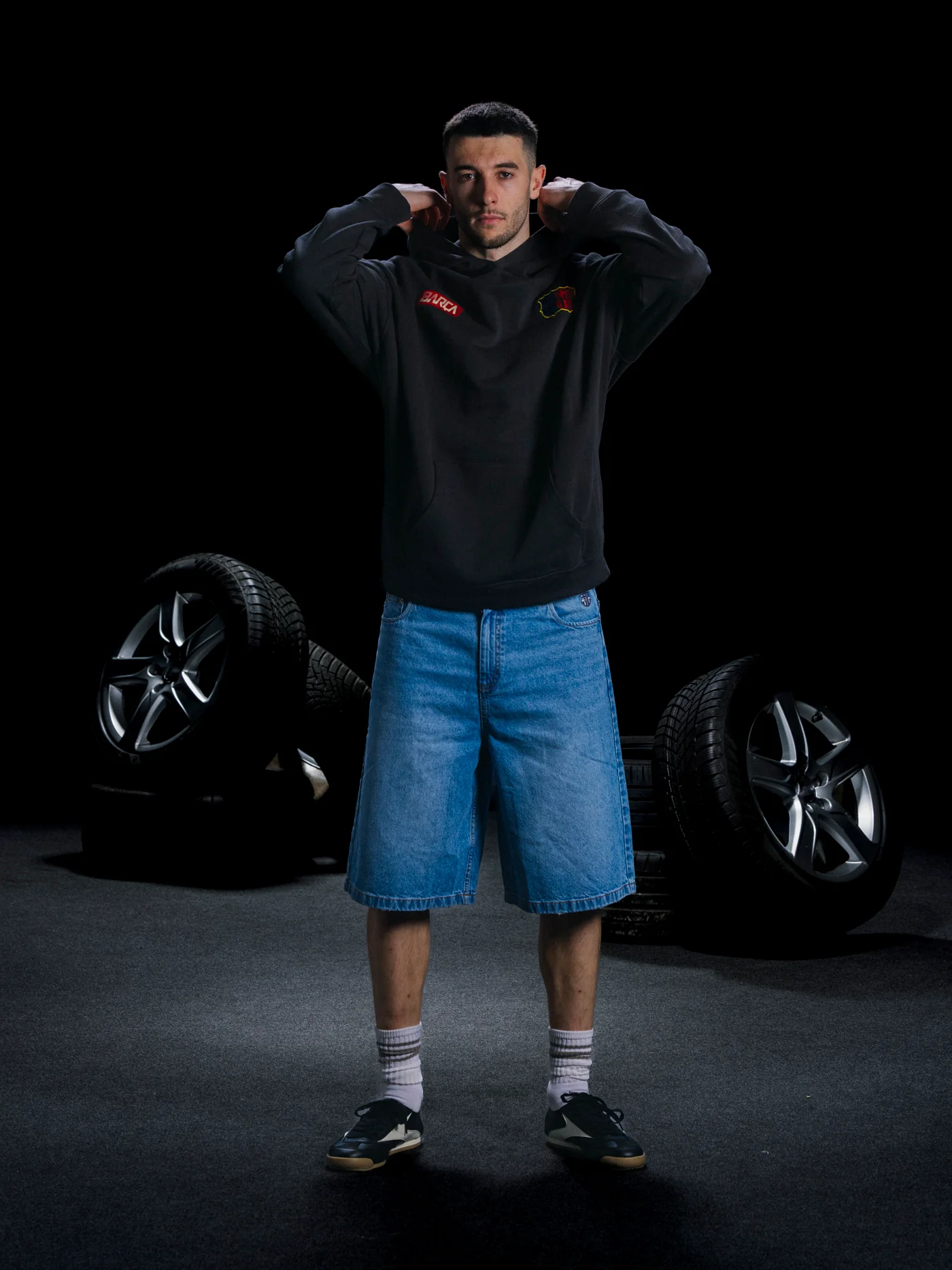Hoodie Grey Racing Barça - Image 5