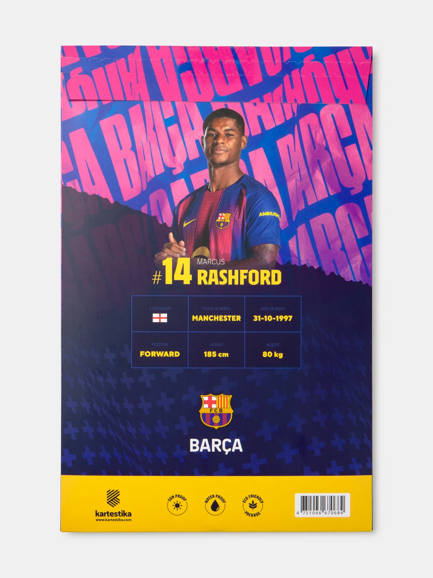 Rashford Card FC Barcelona - Image 3