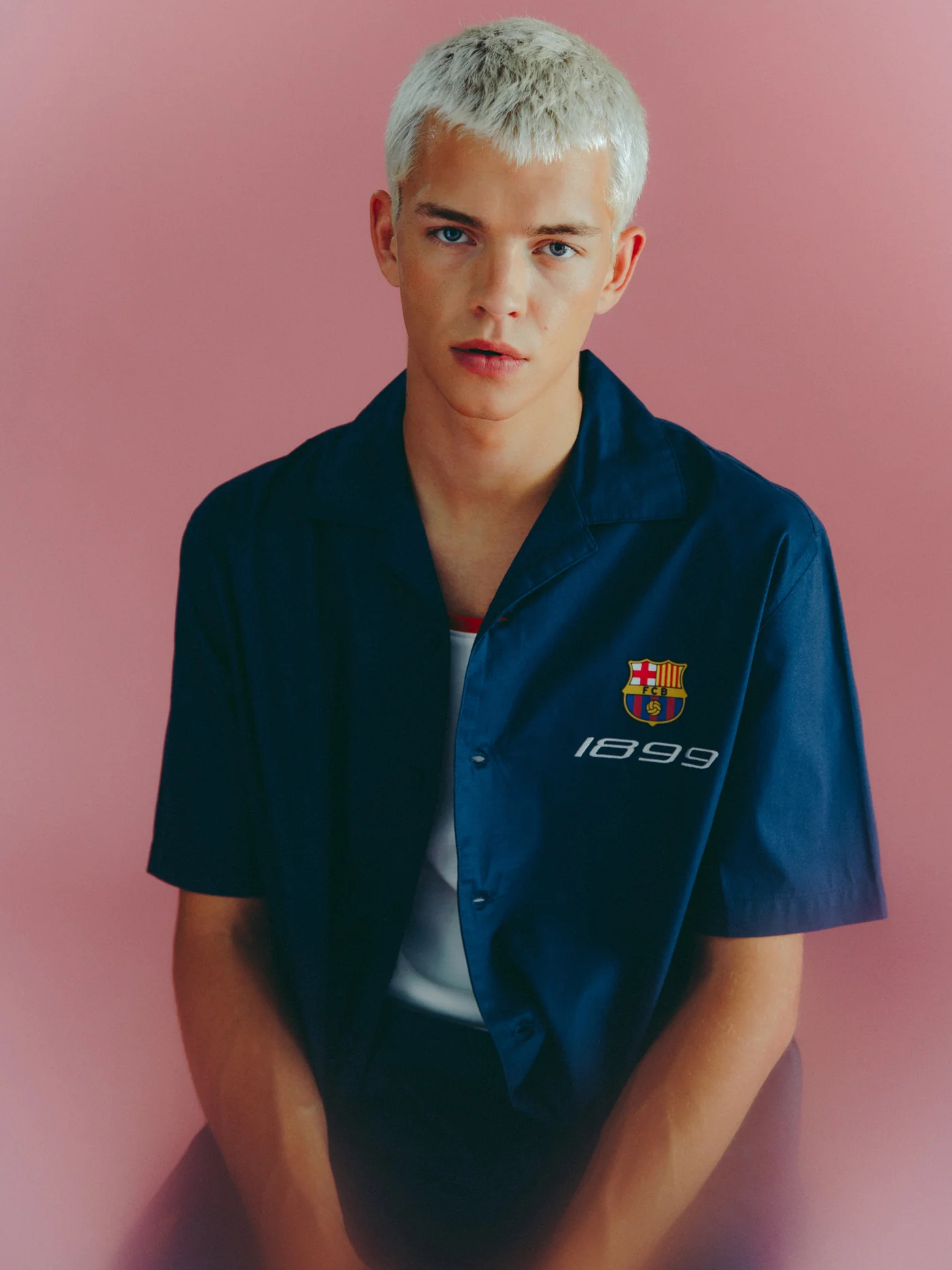 Shirt navy Festival Barça - Oversize