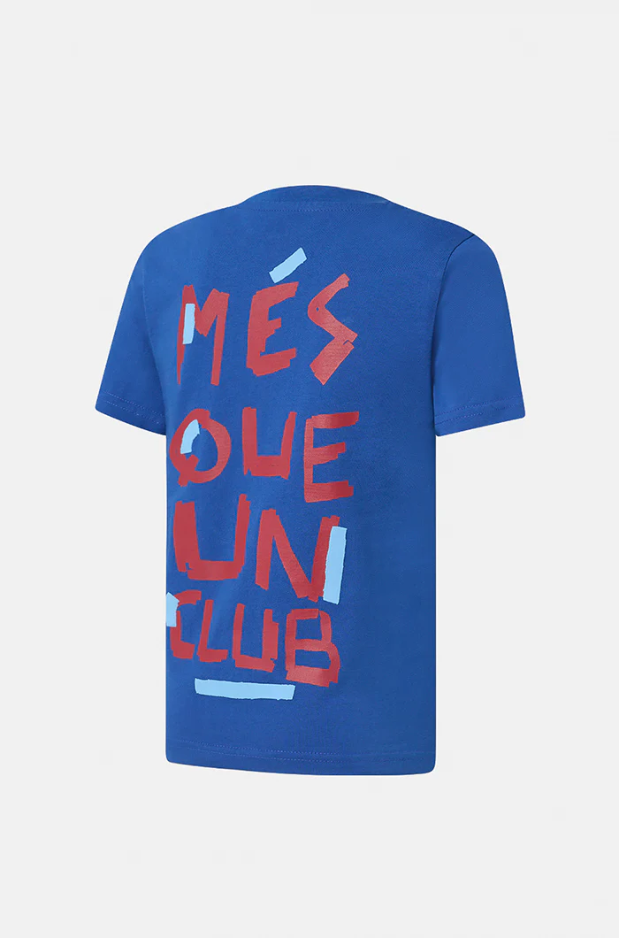 Blue "Més que un Club" T-shirt - Junior - Image 4