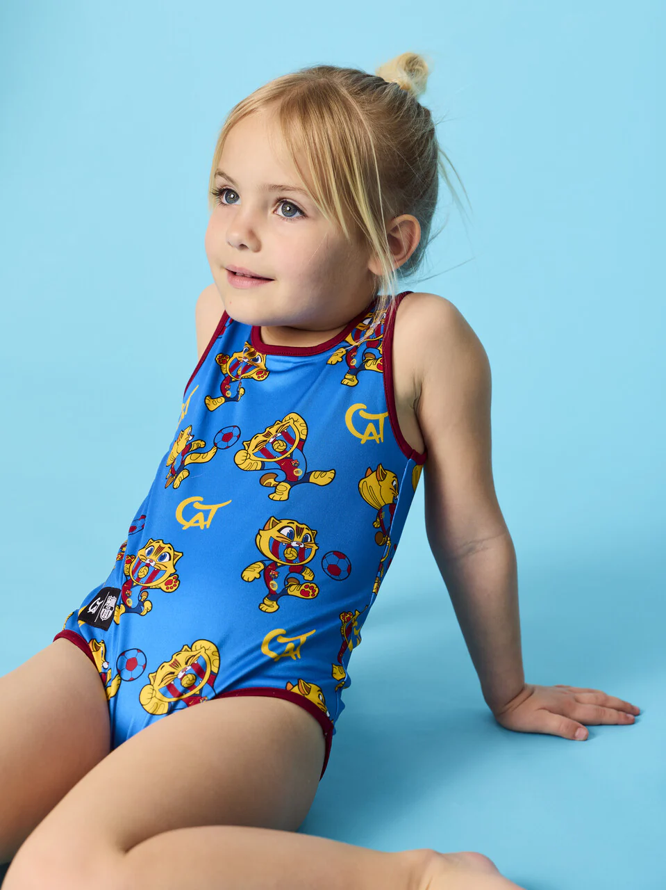 Swimwear Blue Cat Body Barça - Image 5