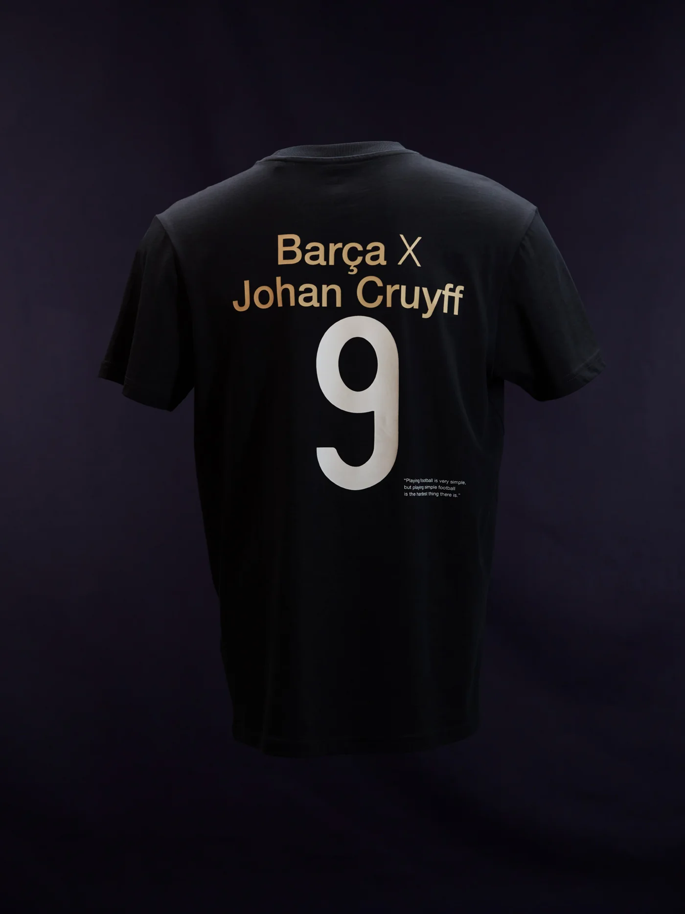 T-shirt 9 Black Cruyff Barça - Image 4
