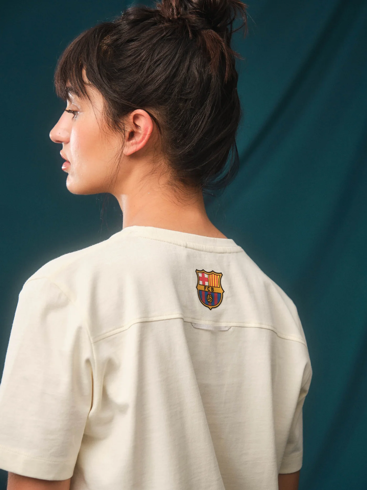 T-shirt beige 1899 Barça - Woman - Image 3