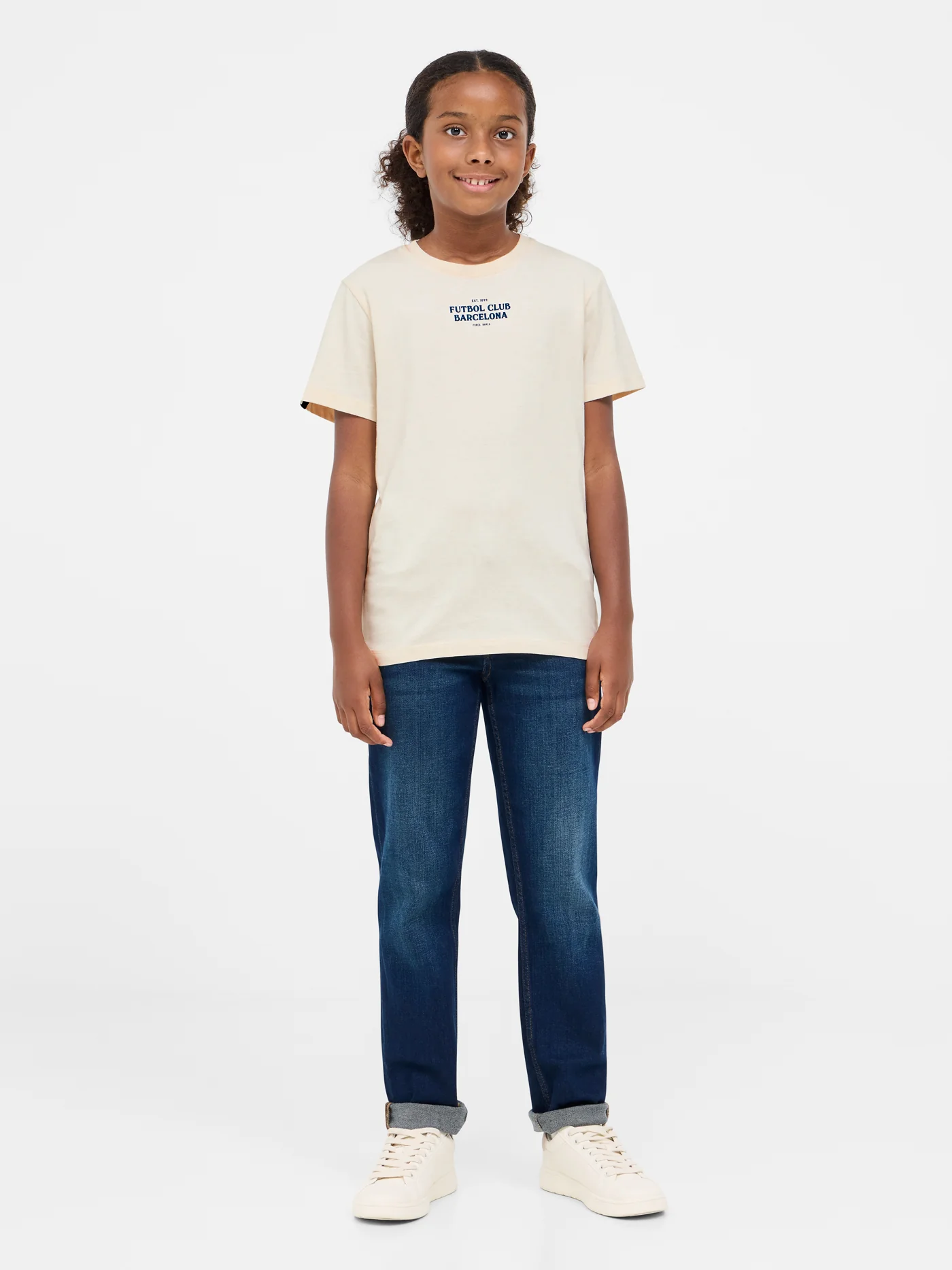 T-shirt beige Barça - Junior - Image 6