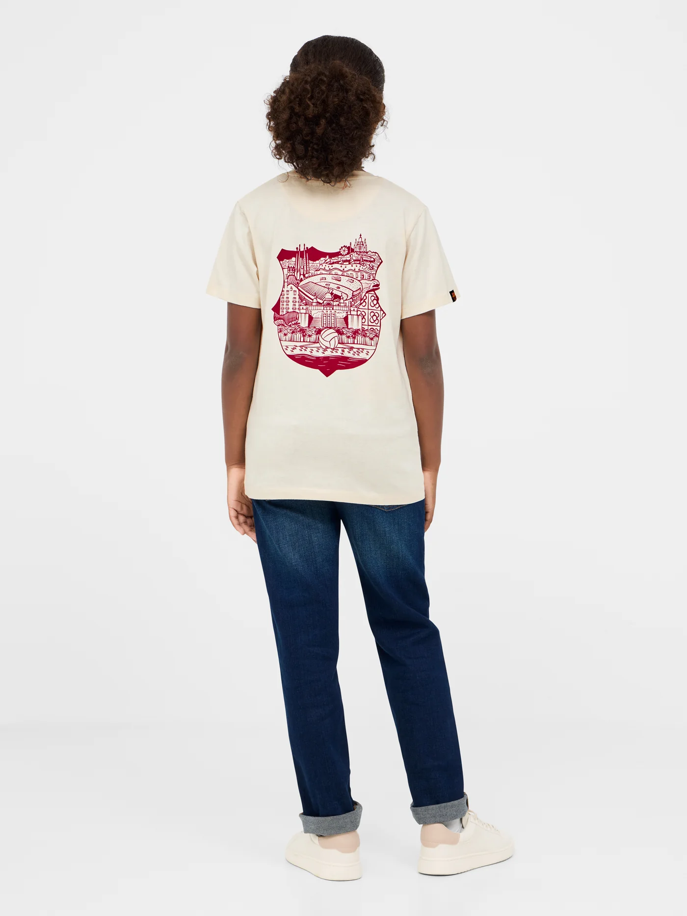 T-shirt beige Barça - Junior - Image 7