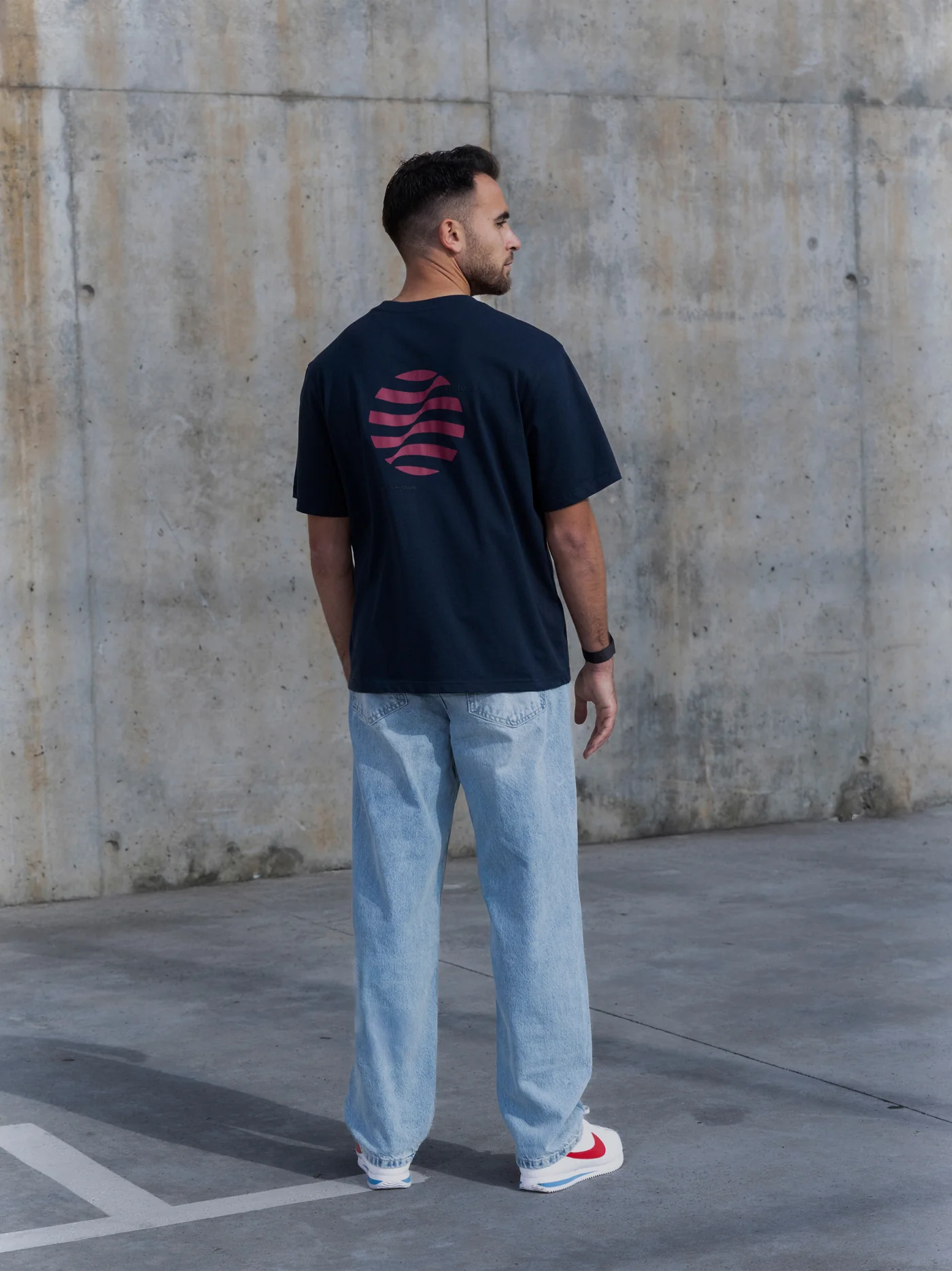 T-shirt Navy Barça Organic Goals - Image 2