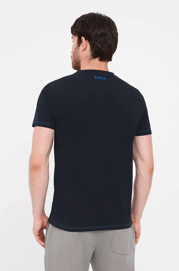 T-shirt navy blue Barça - Image 2