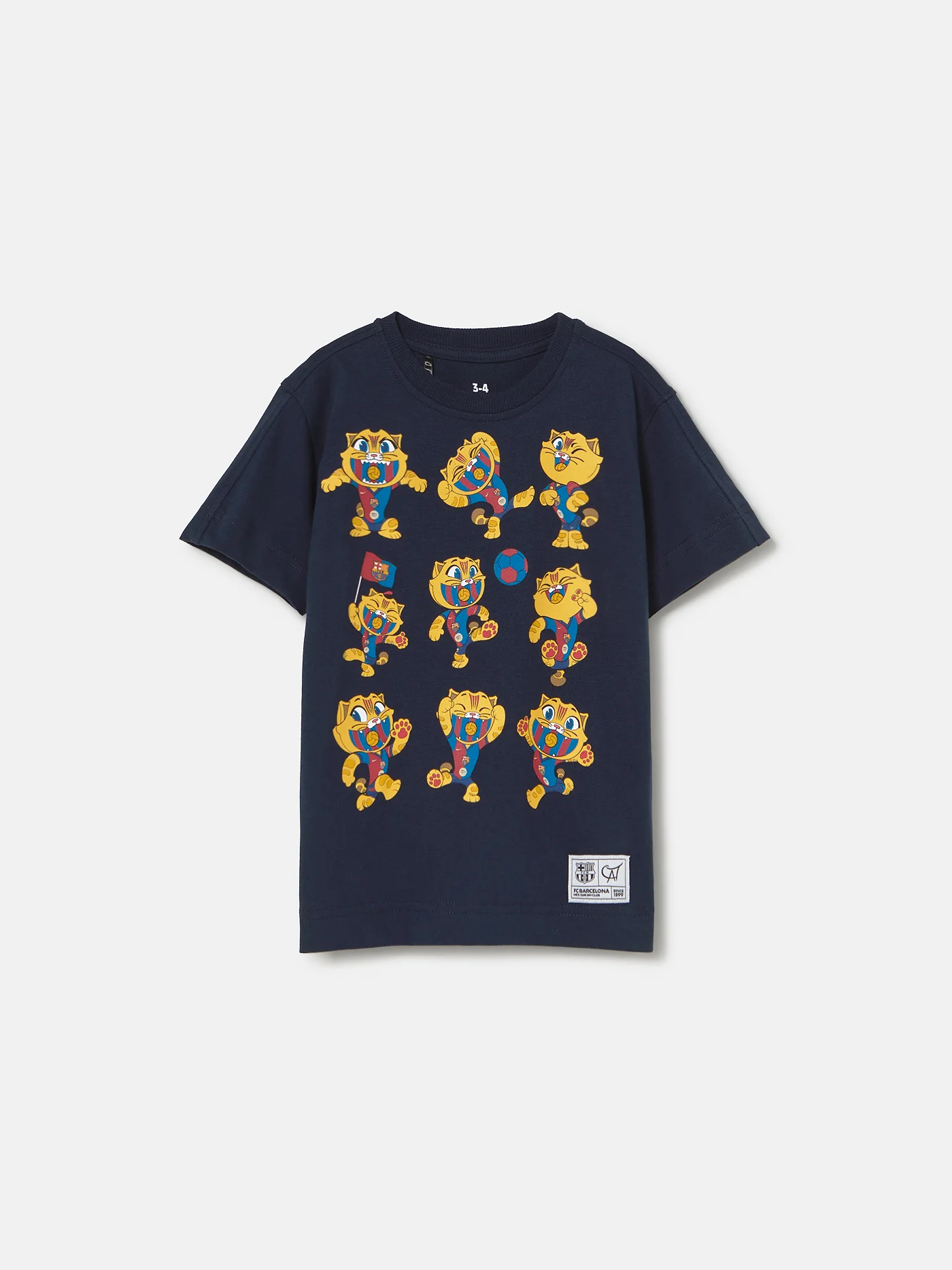 T-shirt navy Cat Barça - Kids