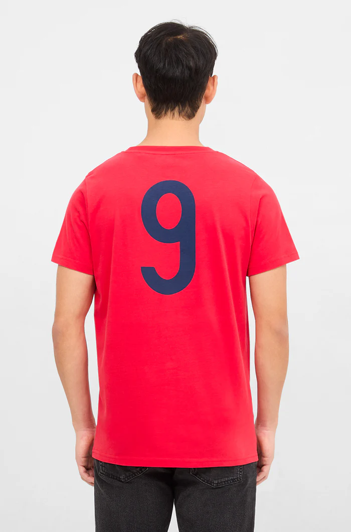 T-shirt red Barça Cruyff "9" - Image 2