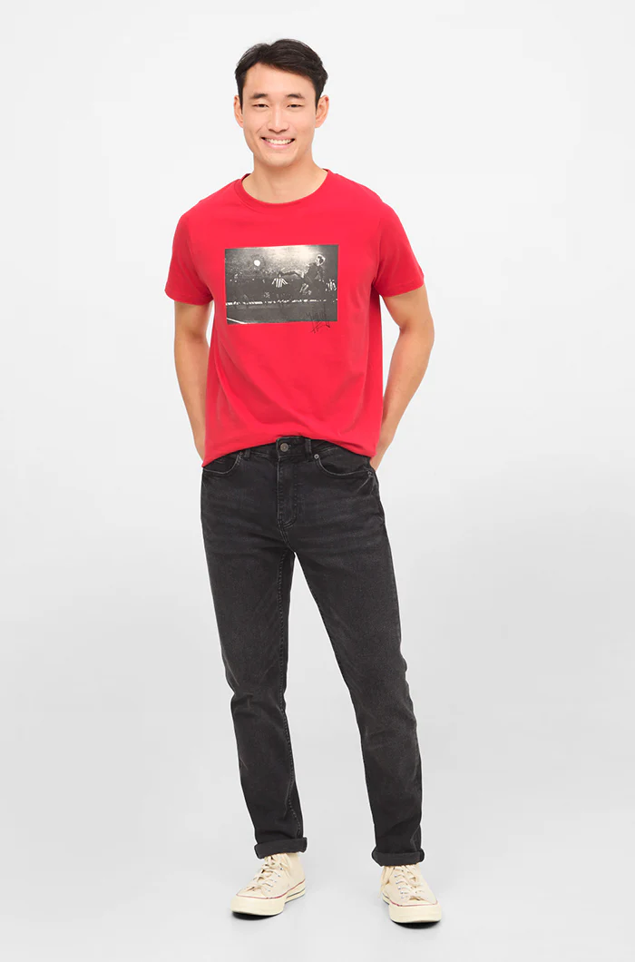 T-shirt red Barça Cruyff "9" - Image 6