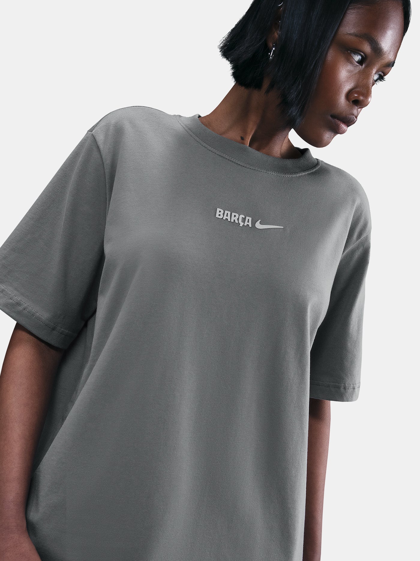 Tee Barça Nike grey - Women - Image 4