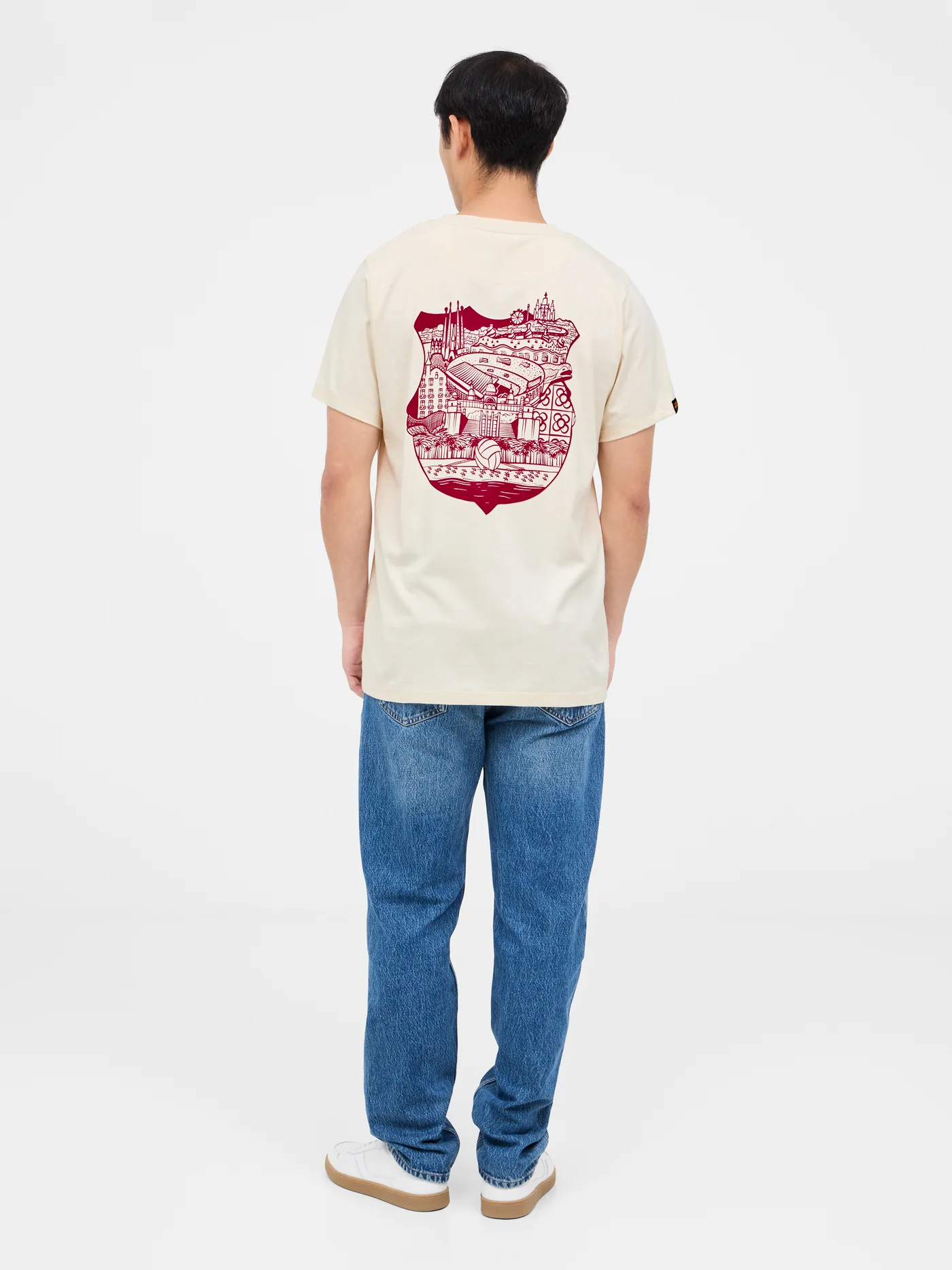 T-shirt beige Barça - Image 8
