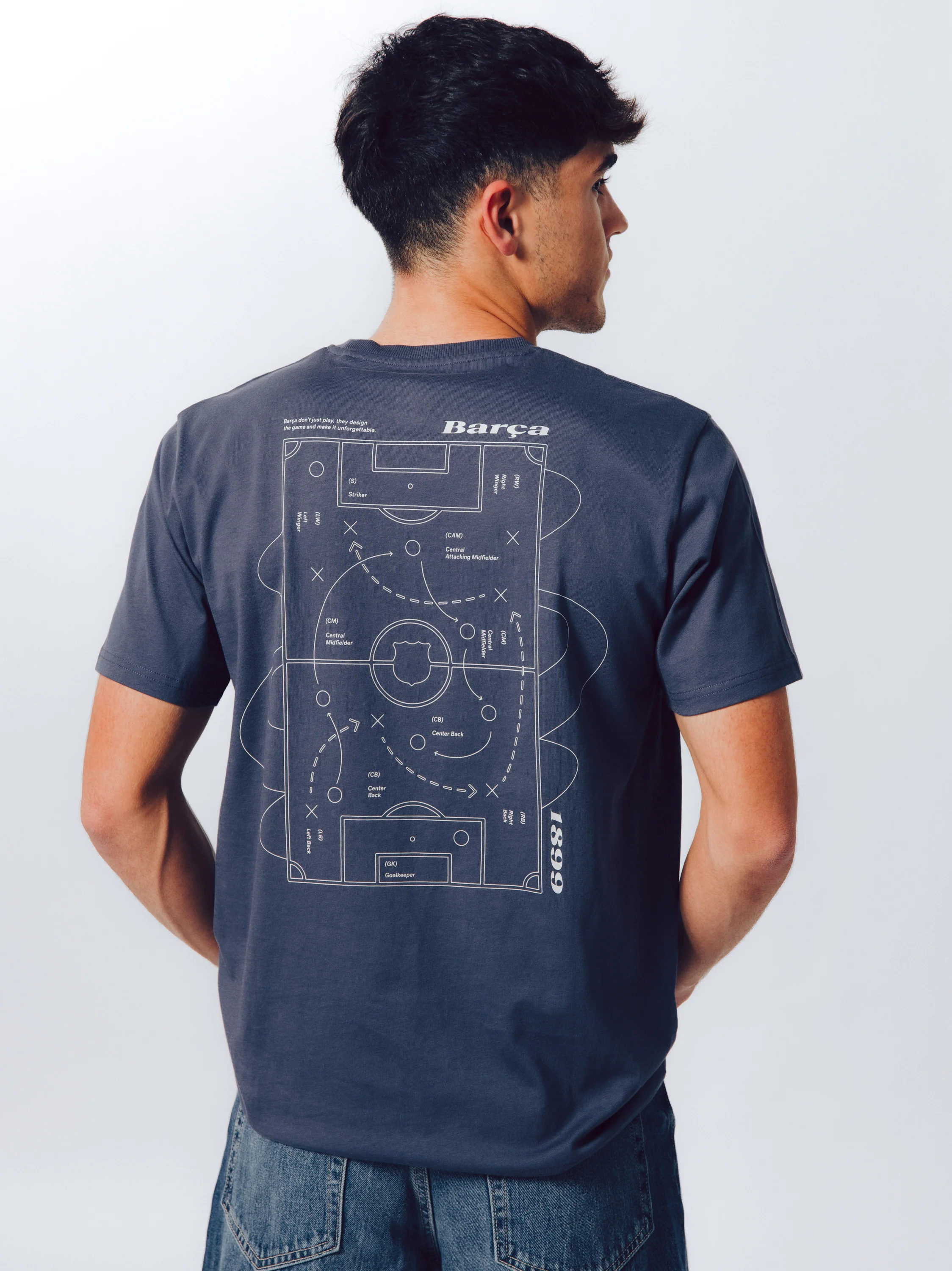 Tee Wall Blue Tactic Barça