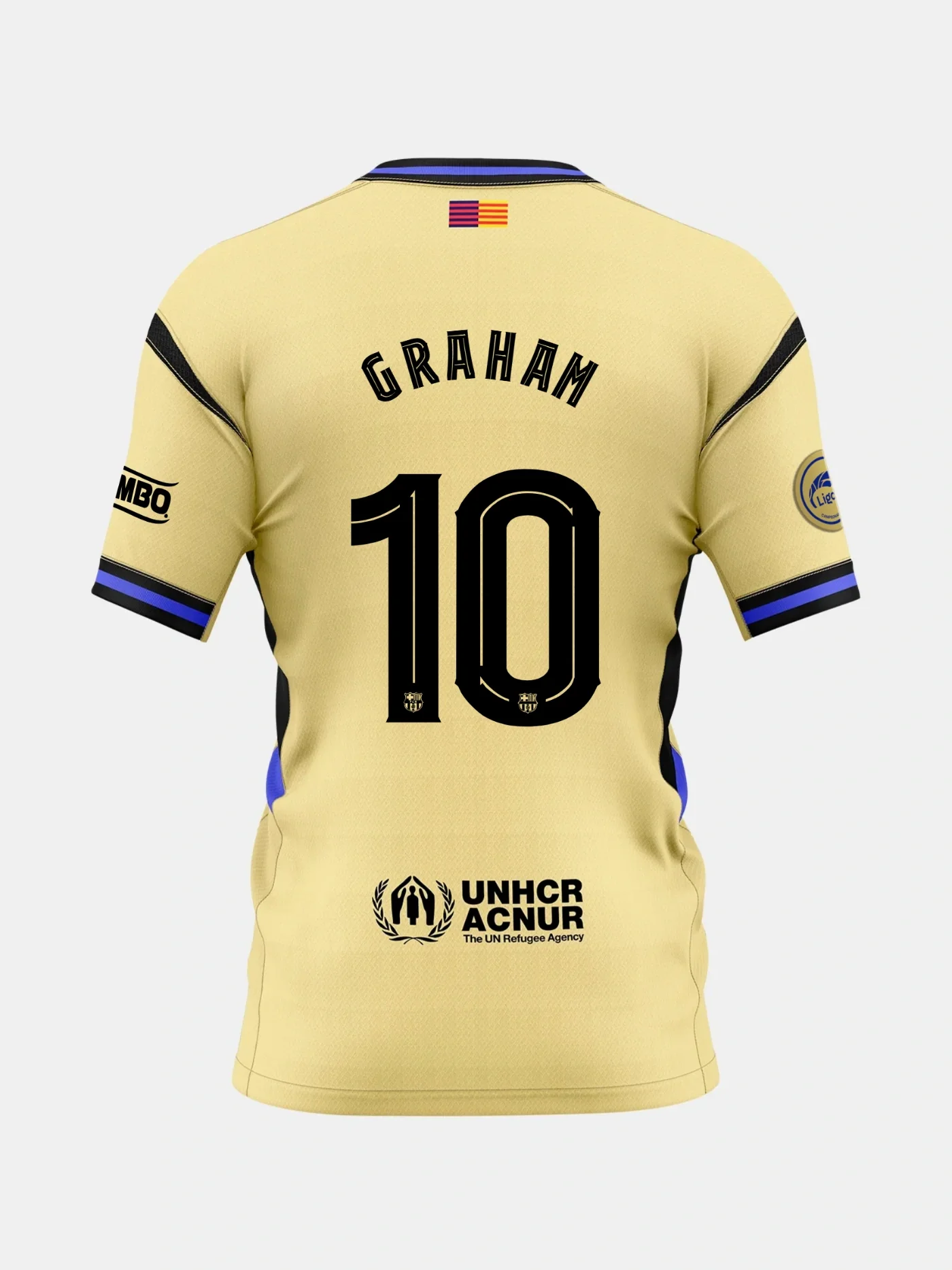 GRAHAM | Liga F Women's away jersey 25/26 FC Barcelona x Kobe Bryant