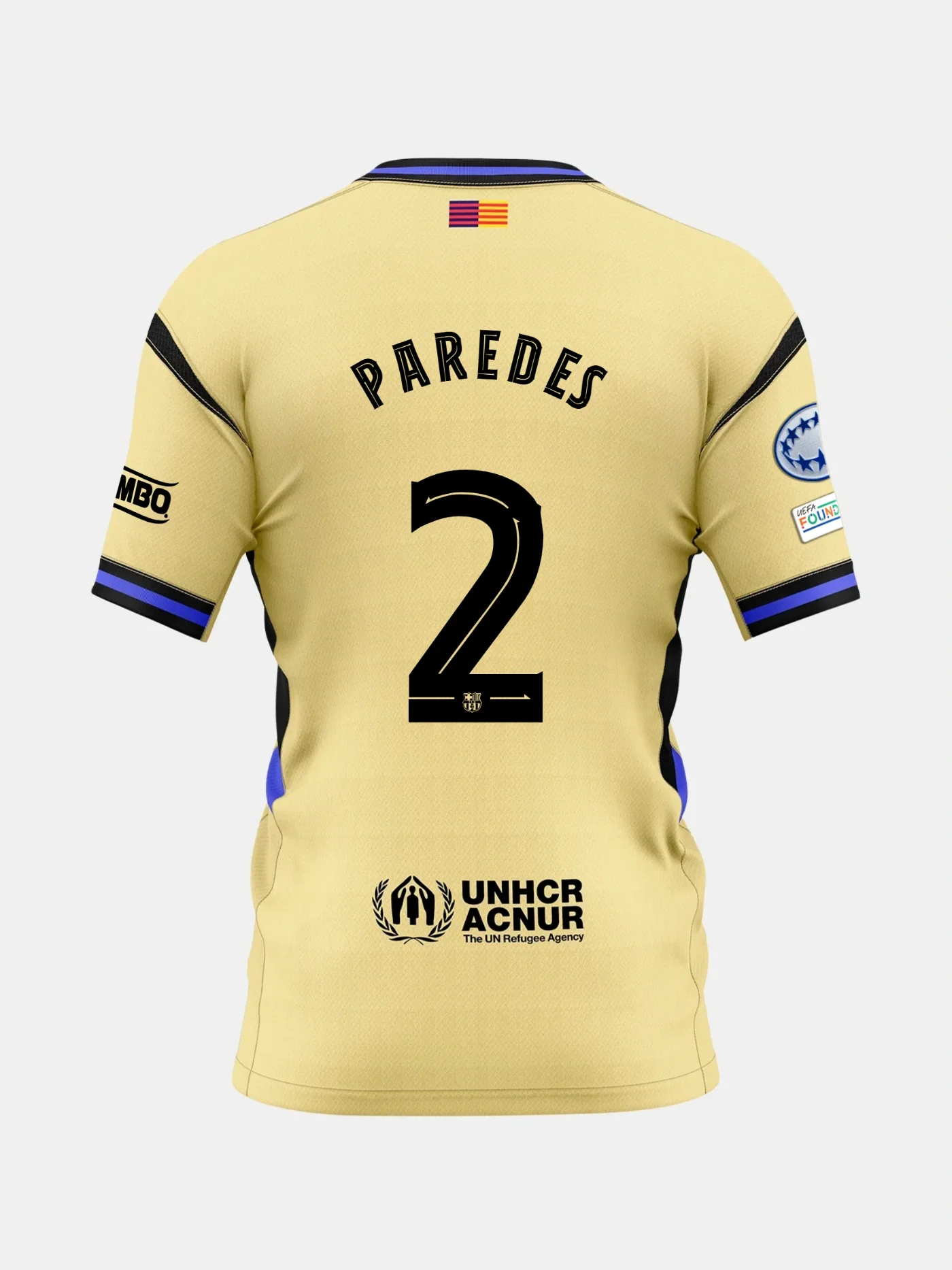 PAREDES | UWCL Women's away jersey 25/26 FC Barcelona x Kobe Bryant