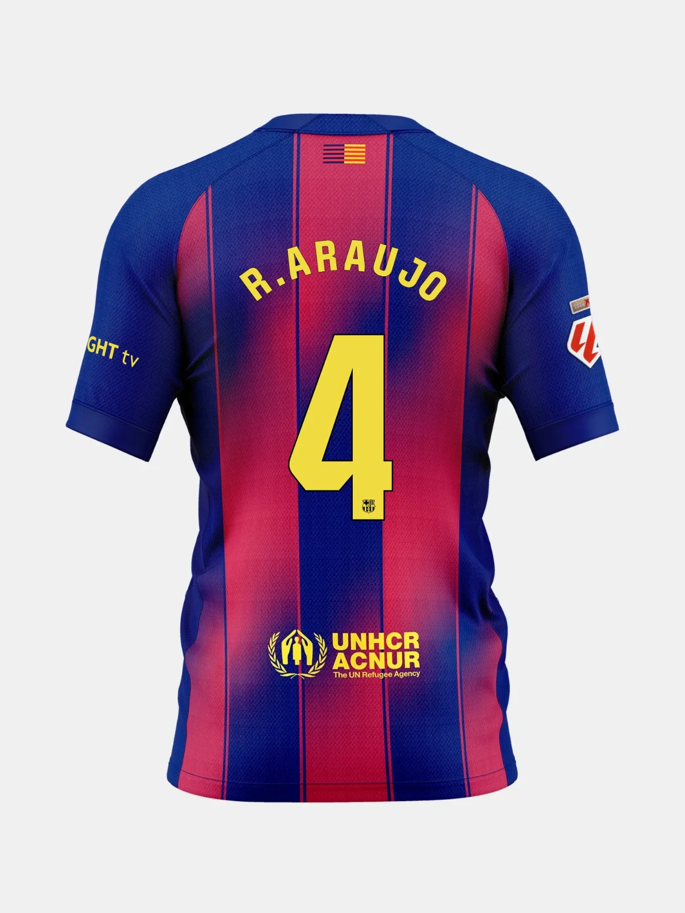 R. ARAUJO | La Liga Men's home jersey 25/26 FC Barcelona